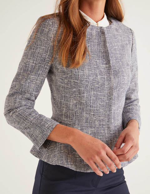 Polperro Jacket - Blue Texture Polperro Jacket - Blue Texture