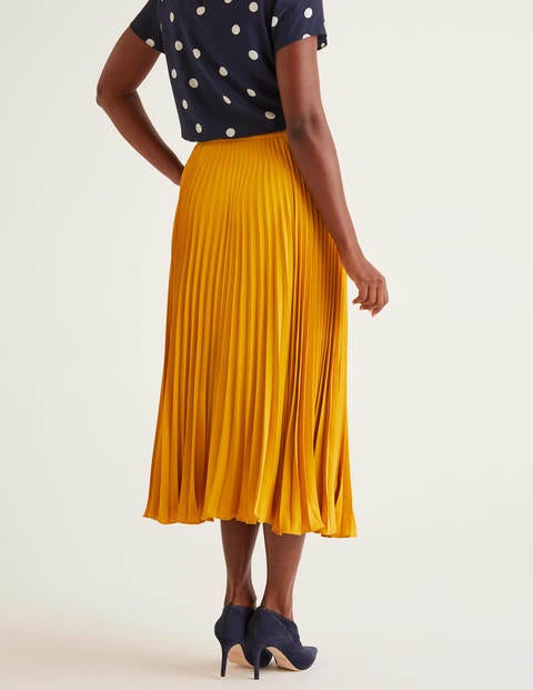 Kristen Pleated Skirt - Tuscan Sun Kristen Pleated Skirt - Tuscan Sun