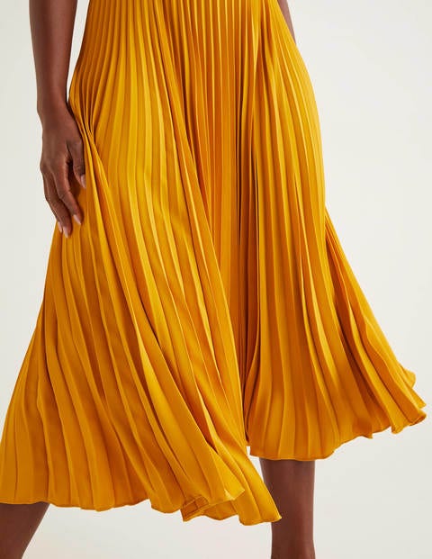Kristen Pleated Skirt - Tuscan Sun Kristen Pleated Skirt - Tuscan Sun