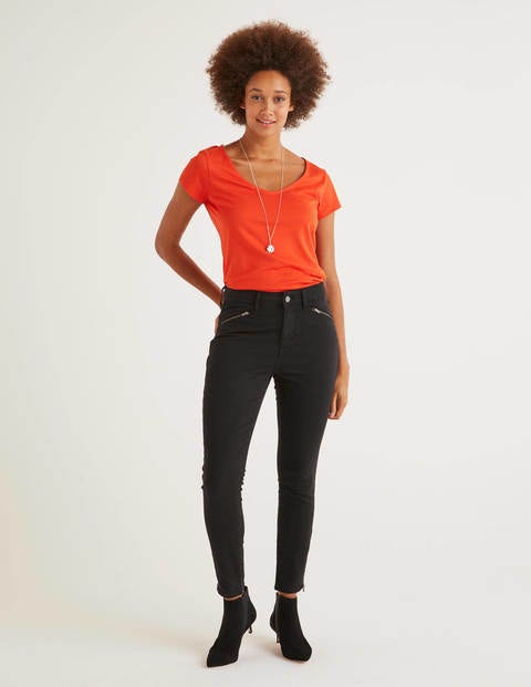 Jean biker super skinny - Noir délavé Jean biker super skinny - Noir délavé