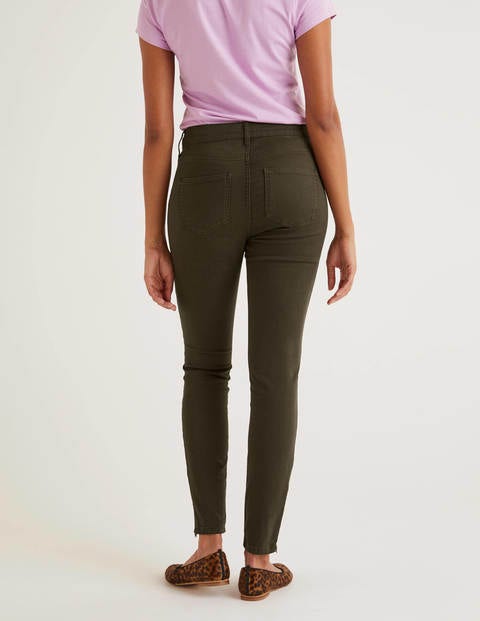 Biker Super Skinny Jeans - Khaki Biker Super Skinny Jeans - Khaki