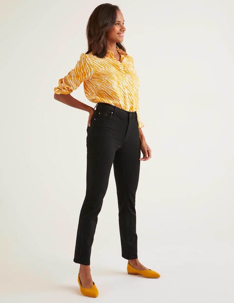 Slim Straight Jeans - Black Slim Straight Jeans - Black