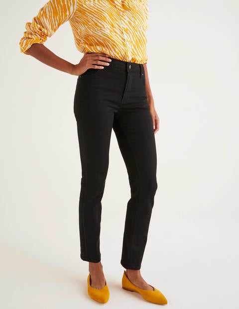 Slim Straight Jeans - Black Slim Straight Jeans - Black