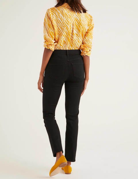 Slim Straight Jeans - Black Slim Straight Jeans - Black
