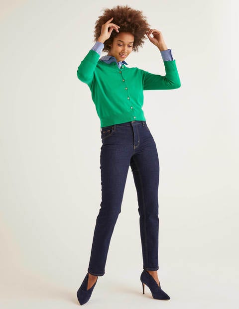 Schmale Jeans Mit Geradem Bein - Indigoblau Schmale Jeans Mit Geradem Bein - Indigoblau