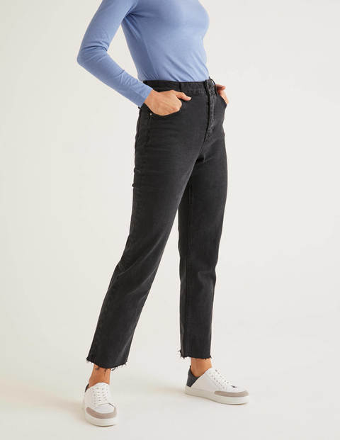 Straight Jeans - Washed Black Straight Jeans - Washed Black