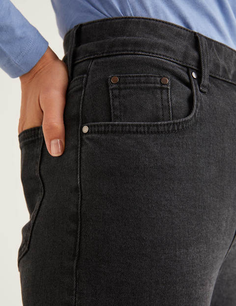 Straight Jeans - Washed Black Straight Jeans - Washed Black