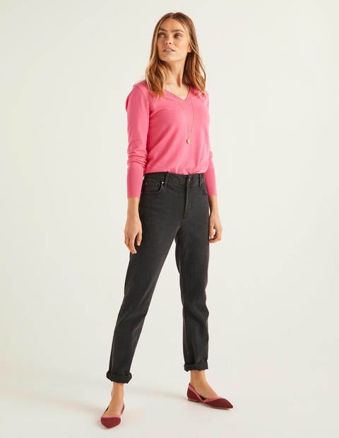 Girlfriend Jeans - Black Girlfriend Jeans - Black