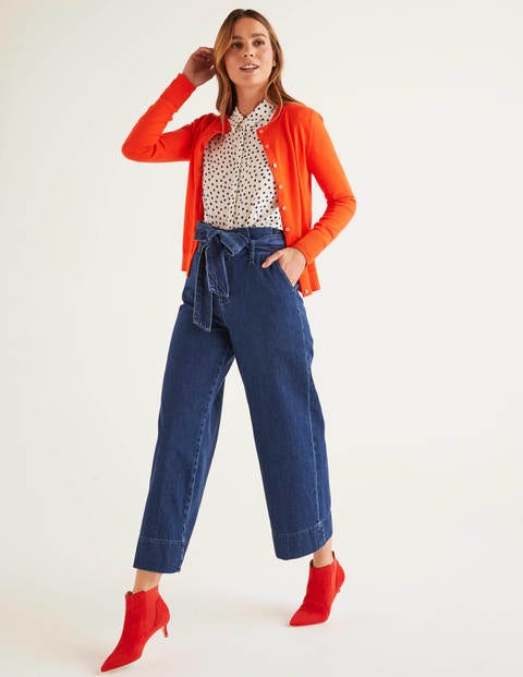 Paperbag Wide Leg Jeans - Mid Vintage Paperbag Wide Leg Jeans - Mid Vintage