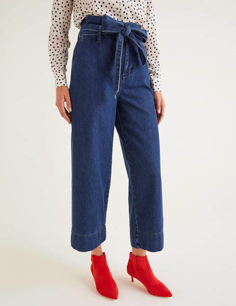 Paperbag Wide Leg Jeans - Mid Vintage Paperbag Wide Leg Jeans - Mid Vintage