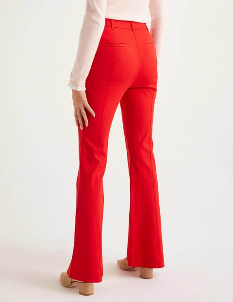 Bath Bi-Stretch Flare Pants - Postbox Red Bath Bi-Stretch Flare Pants - Postbox Red
