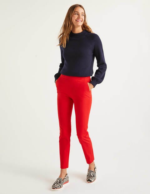 Bath Bi-Stretch 7/8 Trousers - Postbox Red Bath Bi-Stretch 7/8 Trousers - Postbox Red
