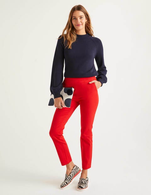 Bath Bi-Stretch 7/8 Trousers - Postbox Red Bath Bi-Stretch 7/8 Trousers - Postbox Red