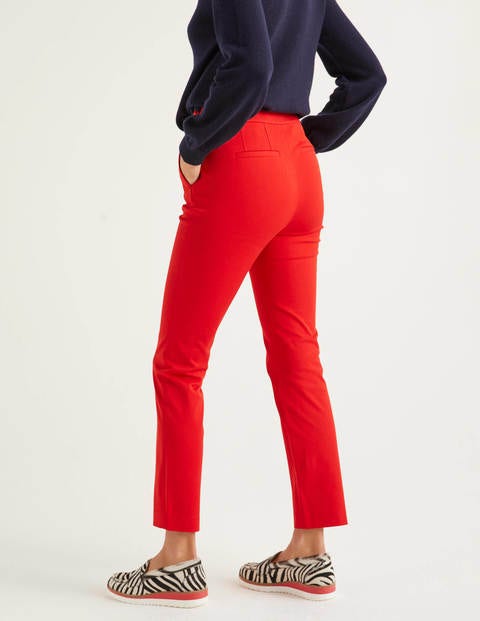Bath Bi-Stretch 7/8 Trousers - Postbox Red Bath Bi-Stretch 7/8 Trousers - Postbox Red