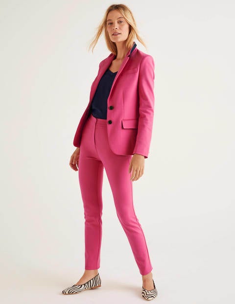Smyth Ponte Blazer - Bright Camellia Smyth Ponte Blazer - Bright Camellia
