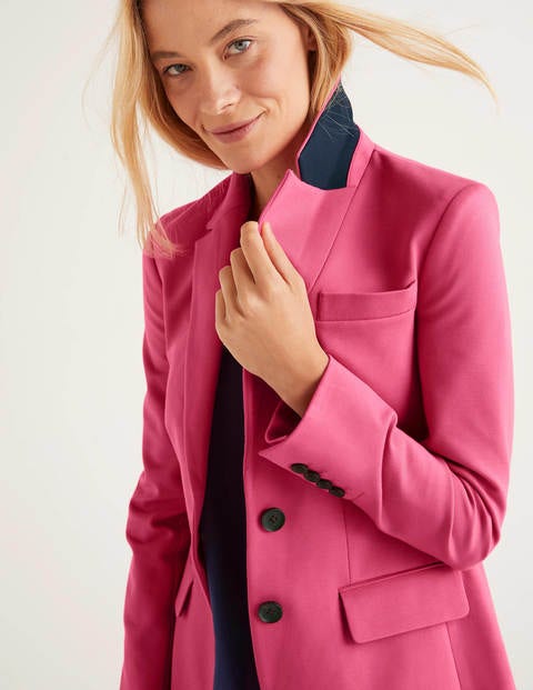 Smyth Ponte Blazer - Bright Camellia Smyth Ponte Blazer - Bright Camellia