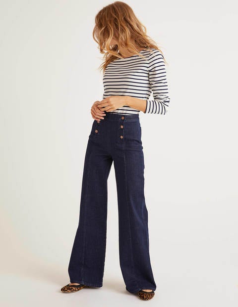 Sailor Wide Leg Jeans - Indigo Sailor Wide Leg Jeans - Indigo