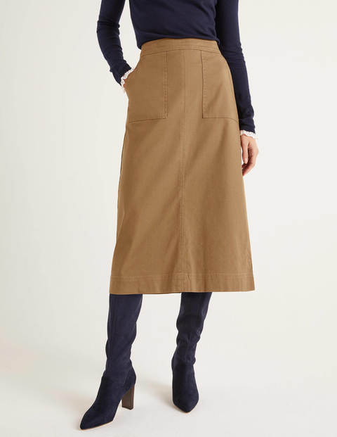 Dalloway Midi Skirt - Camel Dalloway Midi Skirt - Camel