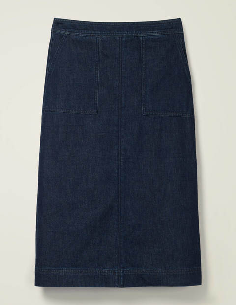 Dalloway Midi Skirt - Indigo Dalloway Midi Skirt - Indigo