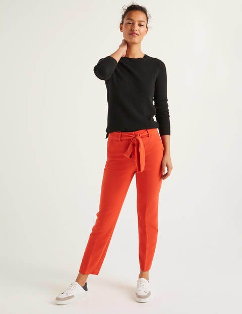 Pantalon Hampstead noué à la taille - Orange crépuscule Pantalon Hampstead noué à la taille - Orange crépuscule