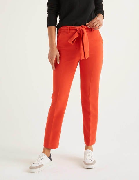 Pantalon Hampstead noué à la taille - Orange crépuscule Pantalon Hampstead noué à la taille - Orange crépuscule