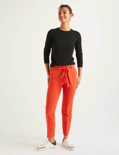 Pantalon Hampstead noué à la taille - Orange crépuscule Pantalon Hampstead noué à la taille - Orange crépuscule