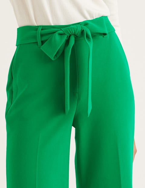Hampstead Wide Leg Trousers - Emerald Green Hampstead Wide Leg Trousers - Emerald Green