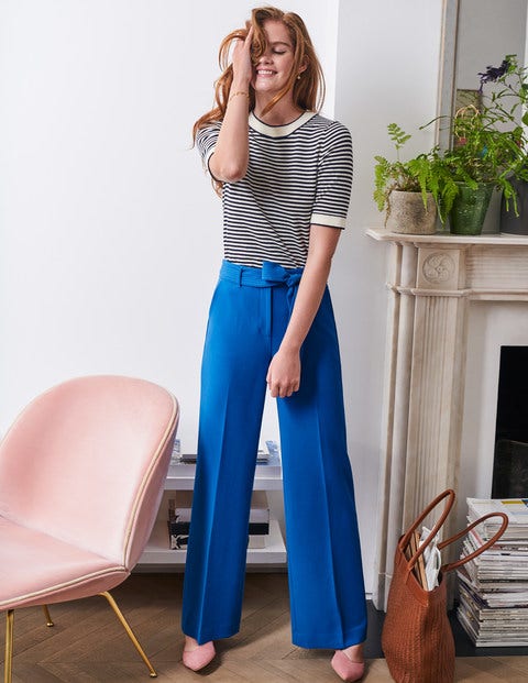 Hampstead Hose mit weitem Bein - Kräftiges Blau Hampstead Hose mit weitem Bein - Kräftiges Blau