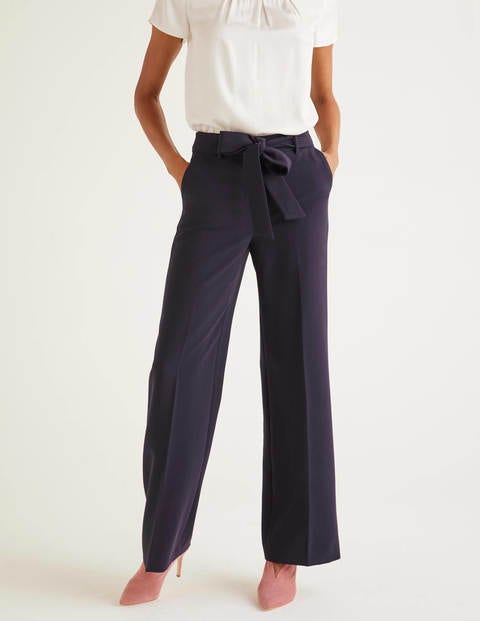 Pantalon large Hampstead - Bleu marine Pantalon large Hampstead - Bleu marine