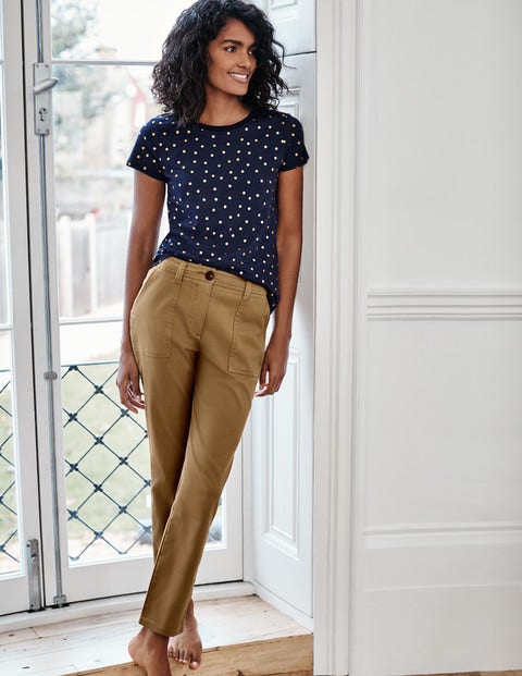 Salcombe Cargo Trousers - Stone Salcombe Cargo Trousers - Stone