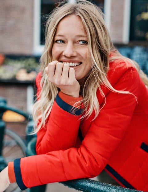 Fildes Steppjacke - Signalrot Fildes Steppjacke - Signalrot