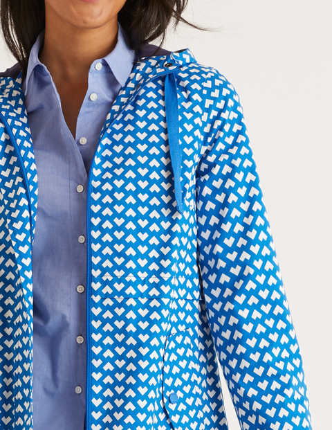 Lawrence Waterproof Raincoat - Bold Blue Ticker Lawrence Waterproof Raincoat - Bold Blue Ticker