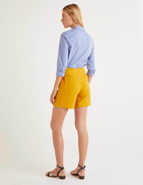 Falmouth Linen Shorts - Tuscan Sun Falmouth Linen Shorts - Tuscan Sun