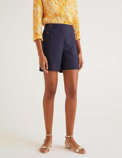 Falmouth Leinenshorts - Navy Falmouth Leinenshorts - Navy