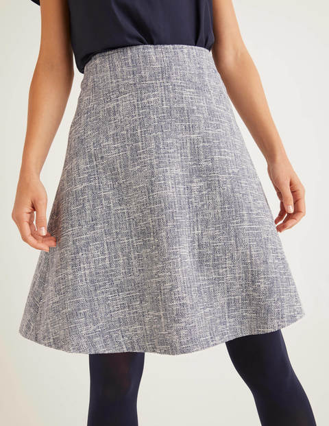 Catherick Textured Mini Skirt - Blue Texture Catherick Textured Mini Skirt - Blue Texture