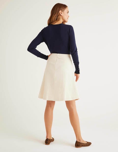 Catherick Textured Mini Skirt - Ivory Catherick Textured Mini Skirt - Ivory
