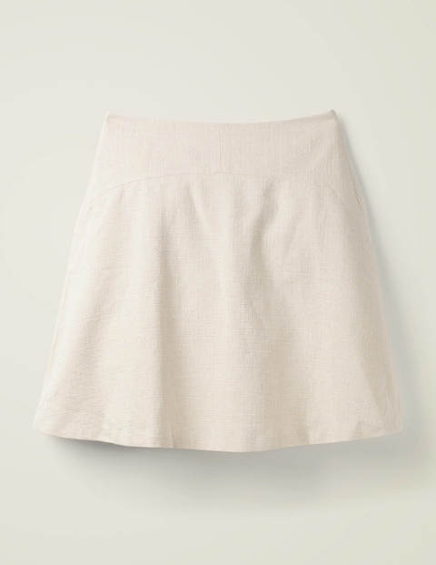 Catherick Textured Mini Skirt - Ivory Catherick Textured Mini Skirt - Ivory
