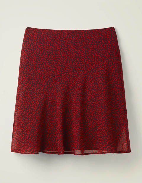 Astolat Mini Skirt - Poinsettia Animal Stamp Astolat Mini Skirt - Poinsettia Animal Stamp