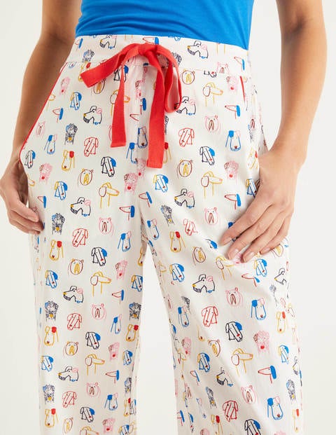 Phoebe Pyjamahose - Naturweiß/Kräftiges Blau, Rufus Phoebe Pyjamahose - Naturweiß/Kräftiges Blau, Rufus