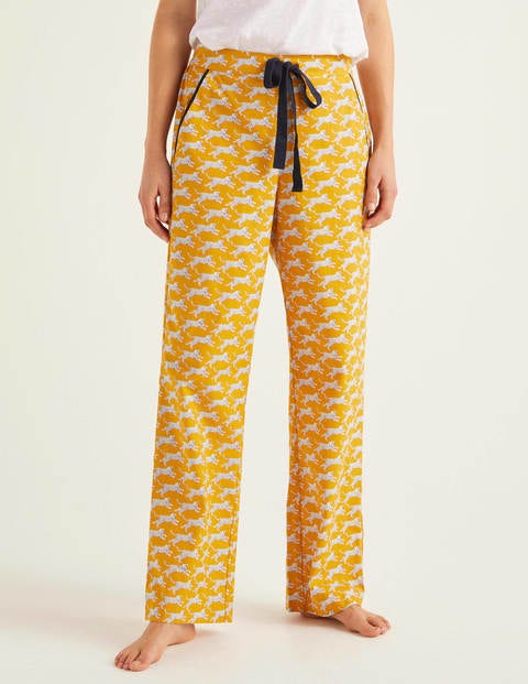 Phoebe Pj Bottoms - Yellow, Spotted Cheetah Phoebe Pj Bottoms - Yellow, Spotted Cheetah