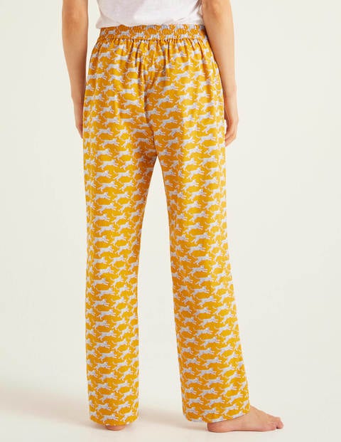 Phoebe Pj Bottoms - Yellow, Spotted Cheetah Phoebe Pj Bottoms - Yellow, Spotted Cheetah