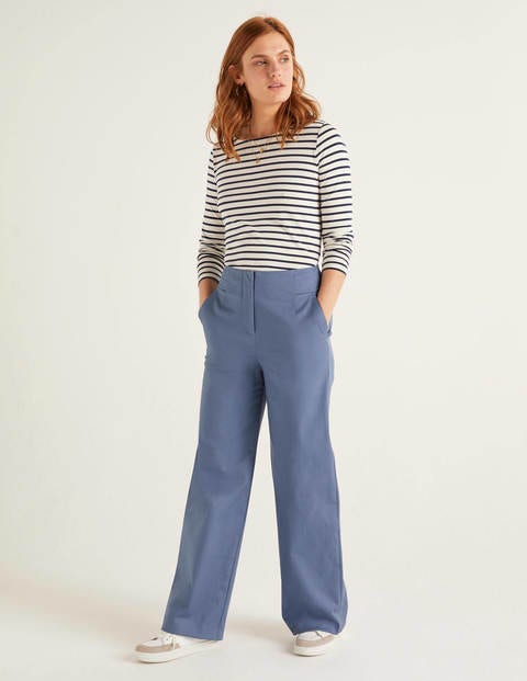 Greenwich Wide Leg Trousers - Sailor Greenwich Wide Leg Trousers - Sailor