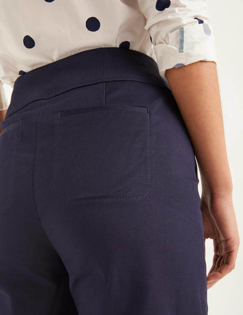 Greenwich Wide Leg Pants - Navy Greenwich Wide Leg Pants - Navy