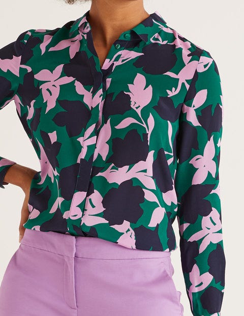 The Silk Shirt - Broad Bean The Silk Shirt - Broad Bean