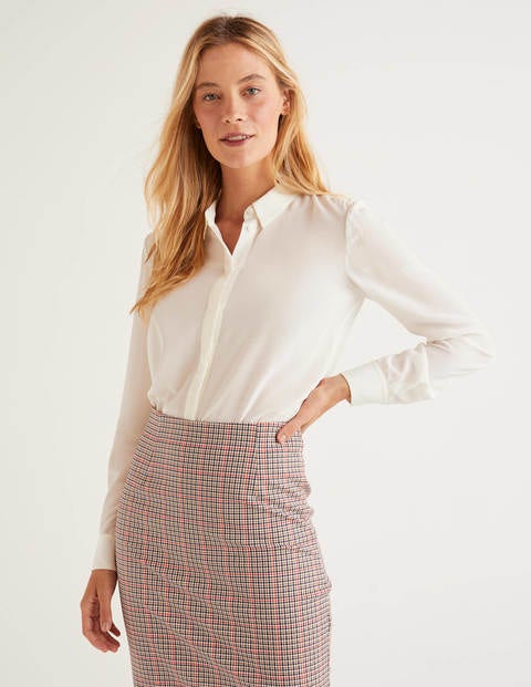 The Silk Shirt - Ivory The Silk Shirt - Ivory