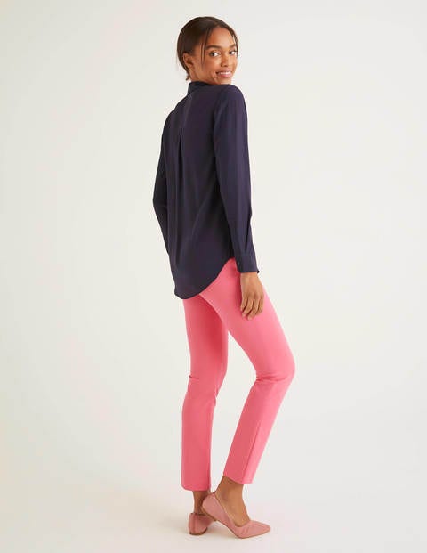 The Silk Shirt - Navy The Silk Shirt - Navy