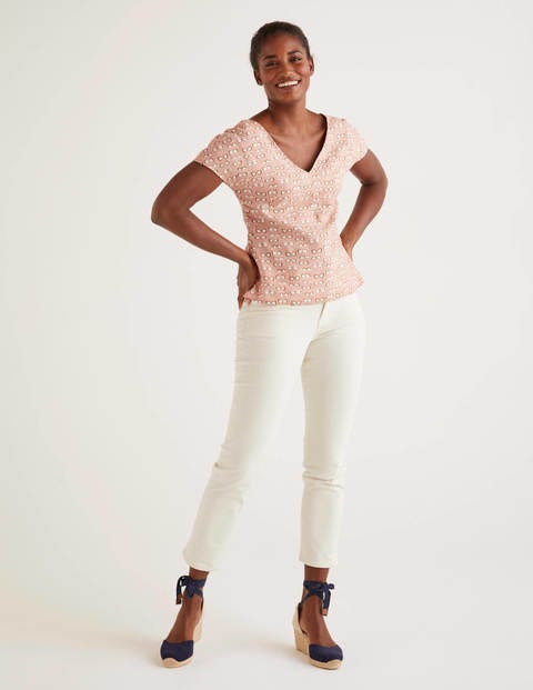 Alexandra Linen Top - Milkshake, Lunettes Alexandra Linen Top - Milkshake, Lunettes