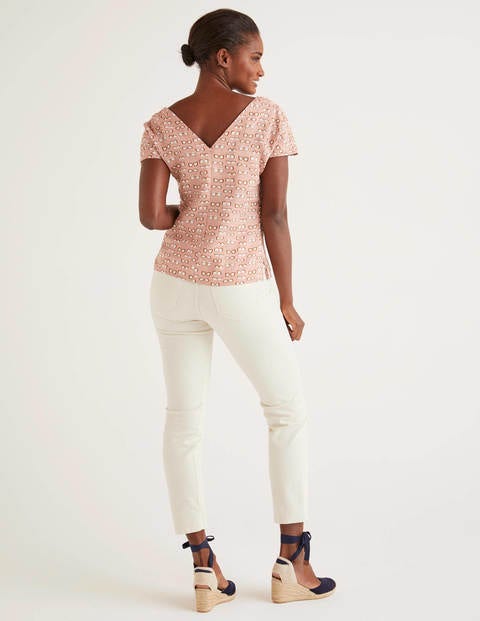 Alexandra Linen Top - Milkshake, Lunettes Alexandra Linen Top - Milkshake, Lunettes