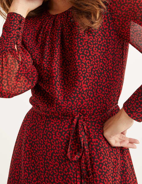 Blossom Dress - Poinsettia, Animal Stamp Blossom Dress - Poinsettia, Animal Stamp