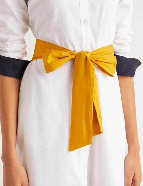 Isodora Midi Shirt Dress - White Isodora Midi Shirt Dress - White